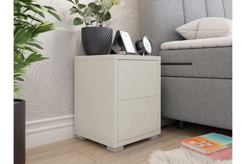 Agawal Sängbord 30 cm - Beige - Möbler - Bord & matgrupper - Avlastningsbord - Sängbord & nattduksbord