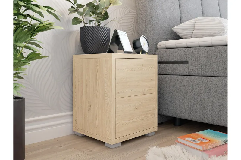 Agawal Sängbord 30 cm - Brun - Möbler - Bord & matgrupper - Avlastningsbord - Sängbord & nattduksbord