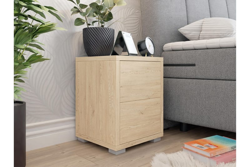 Agawal Sängbord 30 cm - Brun - Möbler - Bord & matgrupper - Avlastningsbord - Sängbord & nattduksbord