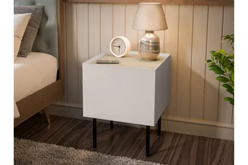 Akie Sängbord 40 cm - Beige - Möbler - Bord & matgrupper - Avlastningsbord - Sängbord & nattduksbord