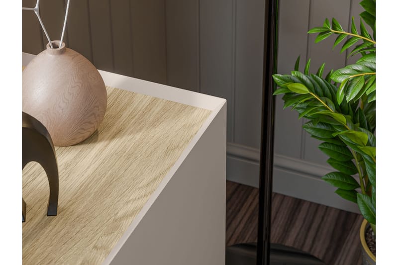 Akie Sängbord 40 cm - Beige - Möbler - Bord & matgrupper - Avlastningsbord - Sängbord & nattduksbord