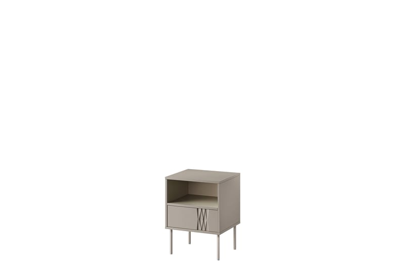 Akiko Sängbord 44 cm - Beige - Möbler - Bord & matgrupper - Avlastningsbord - Sängbord & nattduksbord