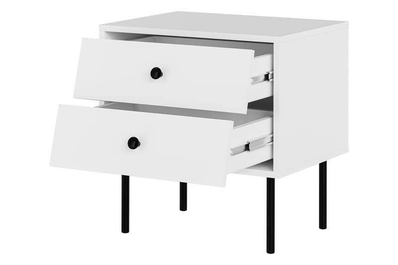 Akilesh Sängbord 52 cm - Svart - Möbler - Bord & matgrupper - Avlastningsbord - Sängbord & nattduksbord