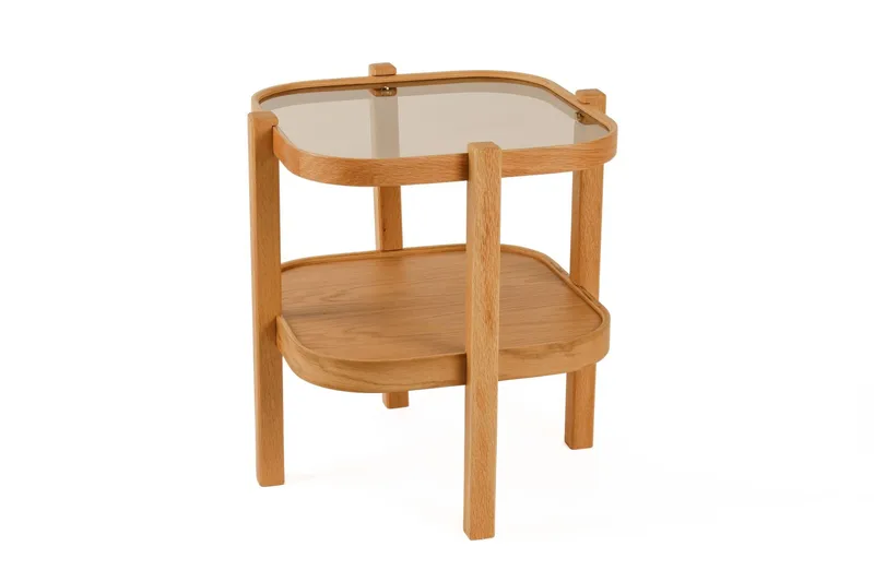 Alaswa Satsbord (2 delar) 50x60x50 cm - Ek - Möbler - Bord & matgrupper - Avlastningsbord - Satsbord
