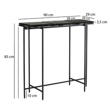 Alena Konsolbord 90 cm - Svart - Möbler - Bord & matgrupper - Avlastningsbord - Hallbord