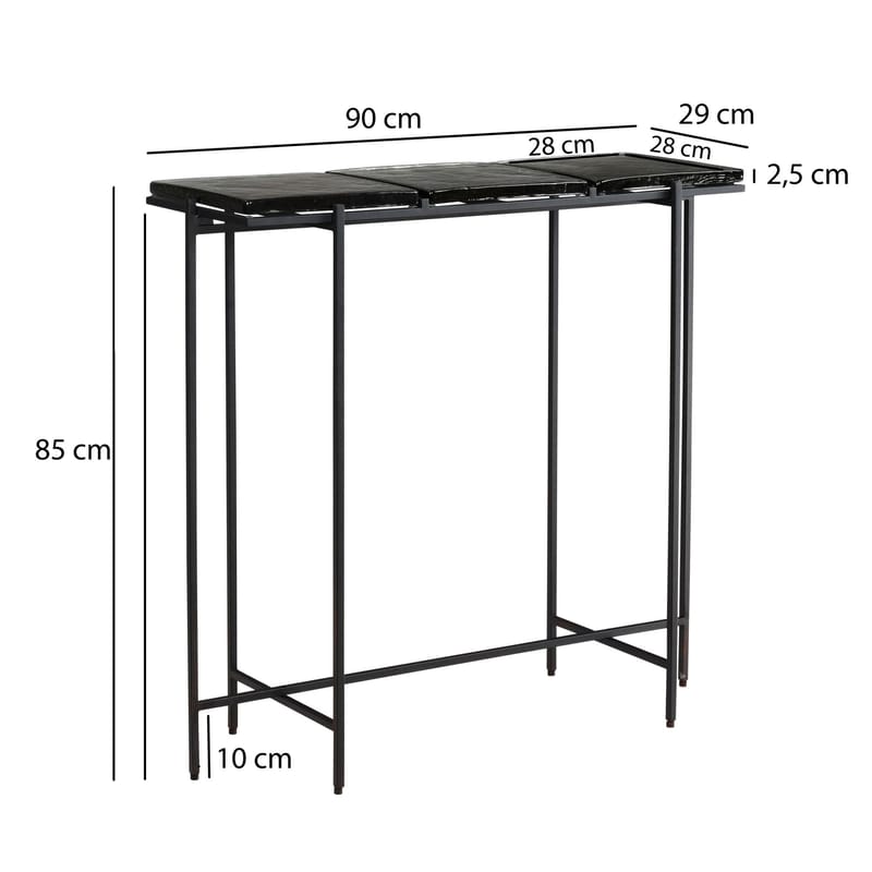 Alena Konsolbord 90 cm - Svart - Möbler - Bord & matgrupper - Avlastningsbord - Hallbord