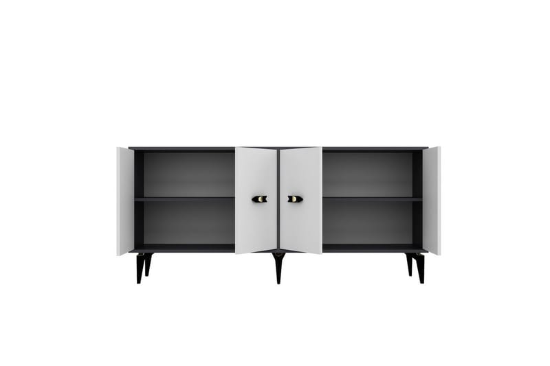 Algeria Konsollbord 180 cm - Antracit/Vit - Möbler - Bord & matgrupper - Avlastningsbord - Hallbord