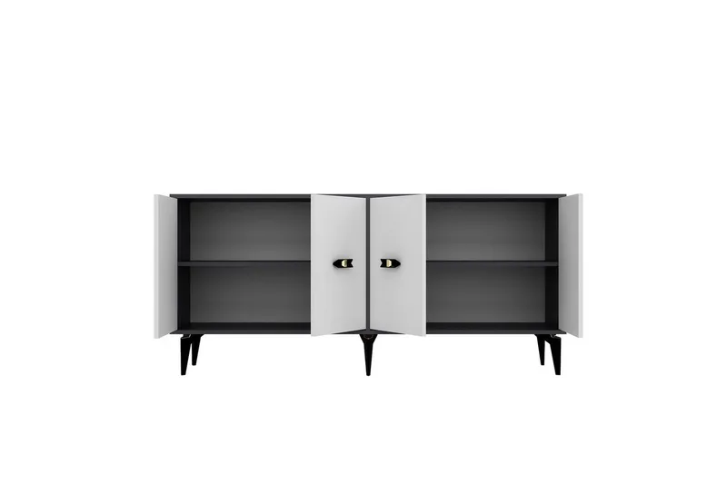 Algeria Konsollbord 180 cm - Antracit/Vit - Möbler - Bord & matgrupper - Avlastningsbord - Hallbord