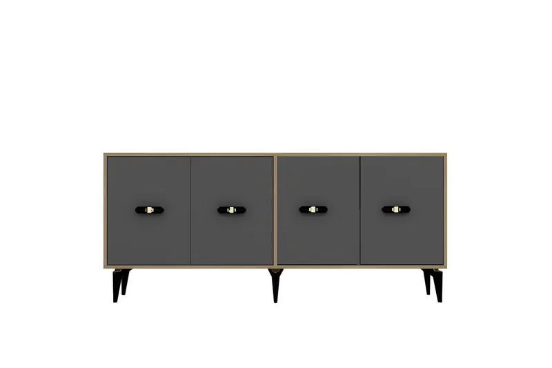 Algeria Konsollbord 180 cm - Ek/Antracit - Möbler - Bord & matgrupper - Avlastningsbord - Hallbord