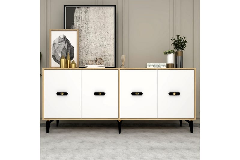 Algeria Konsollbord 180 cm - Ek/Vit - Möbler - Bord & matgrupper - Avlastningsbord - Hallbord