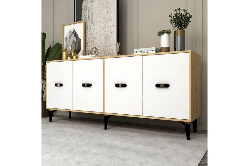 Algeria Konsollbord 180 cm - Ek/Vit - Möbler - Bord & matgrupper - Avlastningsbord - Hallbord