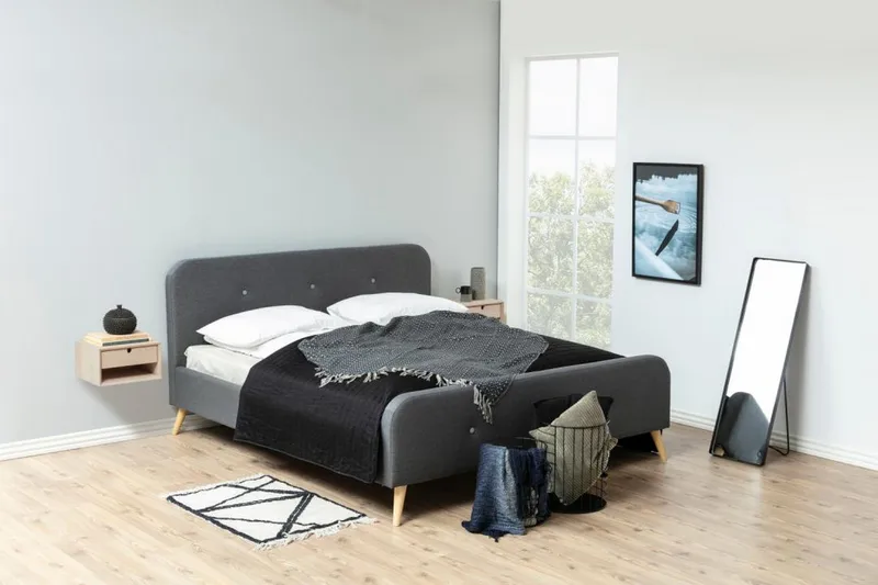 Alice Sängbord 32 cm - Vit - Möbler - Bord & matgrupper - Avlastningsbord - Sängbord & nattduksbord