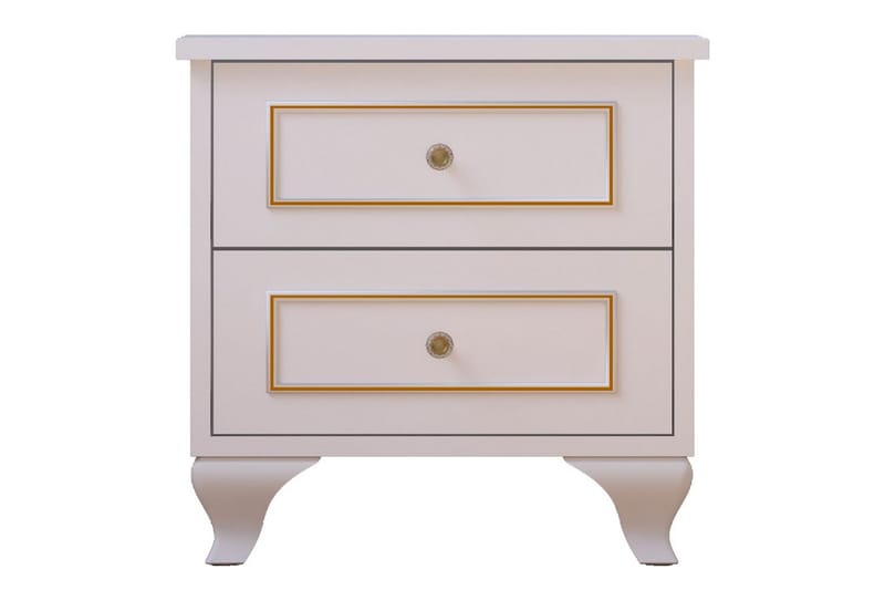 Alwen Sängbord 45 cm - Matt Vit - Möbler - Bord & matgrupper - Avlastningsbord - Sängbord & nattduksbord