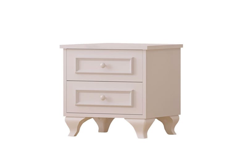 Alwen Sängbord 45 cm - Matt Vit - Möbler - Bord & matgrupper - Avlastningsbord - Sängbord & nattduksbord