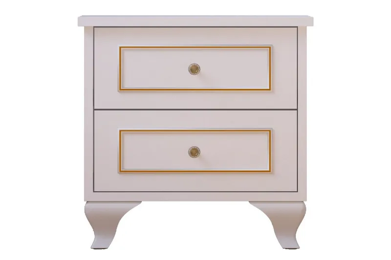 Alwen Sängbord 45 cm - Matt Vit - Möbler - Bord & matgrupper - Avlastningsbord - Sängbord & nattduksbord