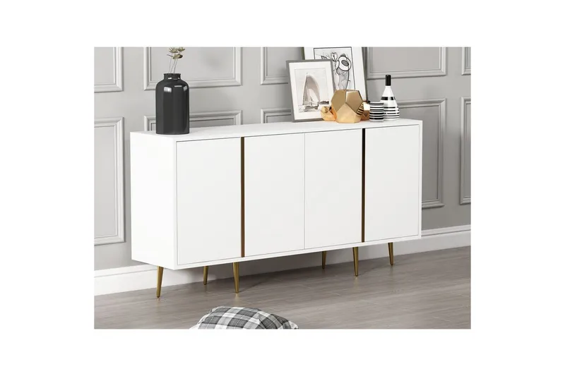 Ampelio Konsollbord 150 cm - Vit - Möbler - Bord & matgrupper - Avlastningsbord - Hallbord