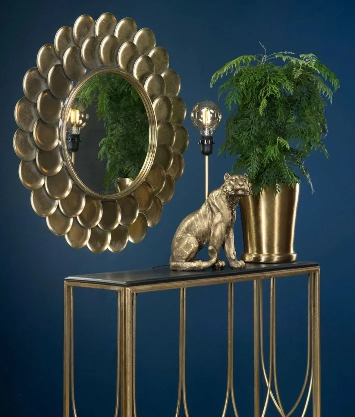 Andrea Konsolbord mässing/svart - Antik mässing/svart - Möbler - Bord & matgrupper - Avlastningsbord - Hallbord