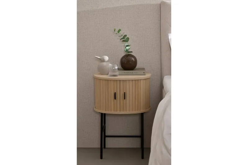 Angelique Sängbord 50 cm - Beige - Möbler - Bord & matgrupper - Avlastningsbord - Sängbord & nattduksbord