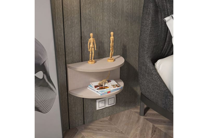 Antigua Sängbord 45 cm - Beige - Möbler - Bord & matgrupper - Avlastningsbord - Sängbord & nattduksbord