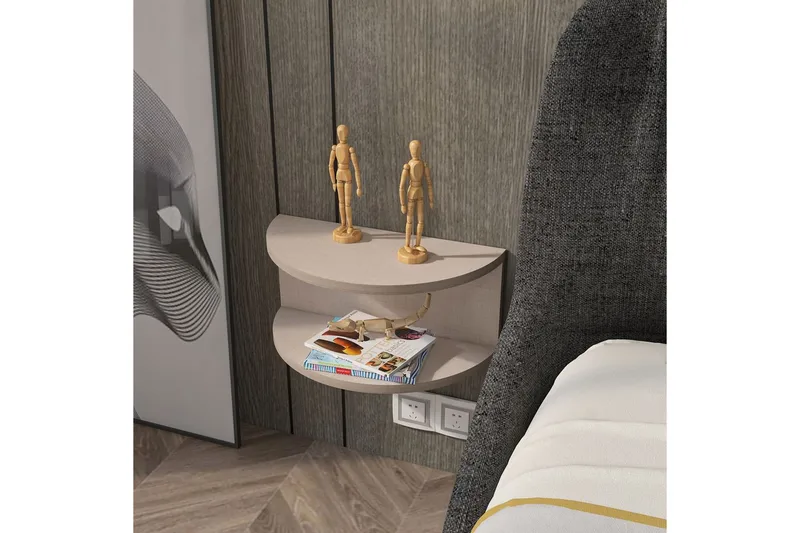 Antigua Sängbord 45 cm - Beige - Möbler - Bord & matgrupper - Avlastningsbord - Sängbord & nattduksbord