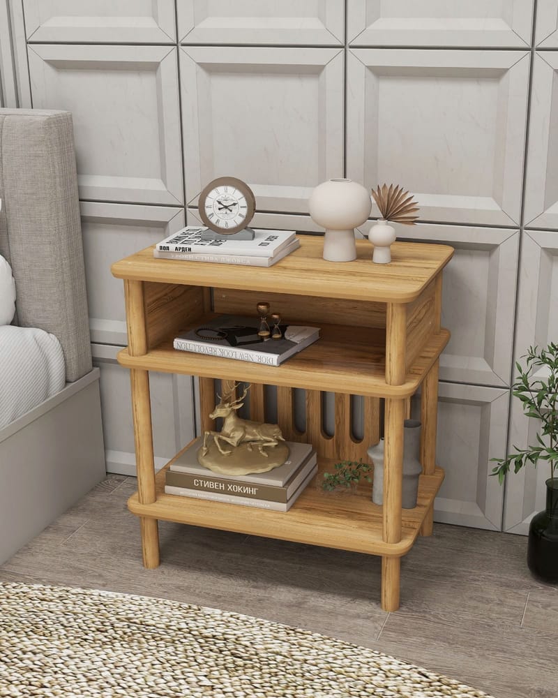 Antigua Sidobord 58 cm - Ek - Möbler - Bord & matgrupper - Avlastningsbord - Lampbord