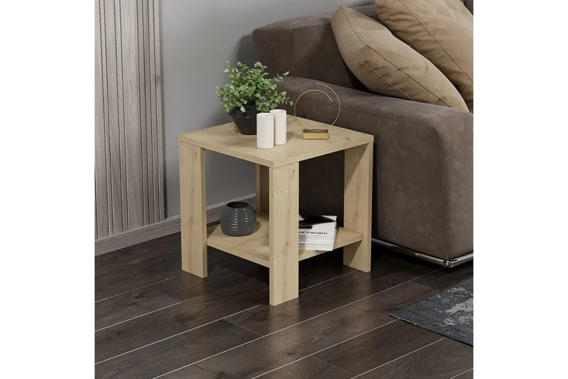 Asrel Sidobord 40 cm - Ek - Möbler - Bord & matgrupper - Avlastningsbord - Lampbord