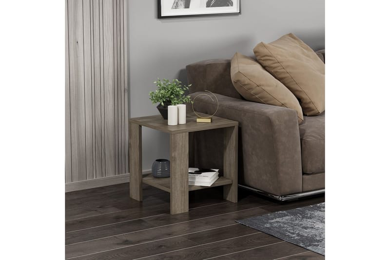 Asrel Sidobord 40 cm - Valnöt - Möbler - Bord & matgrupper - Avlastningsbord - Lampbord