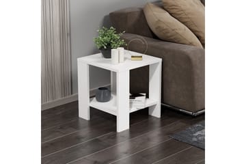 Asrel Sidobord 40 cm - Vit - Möbler - Bord & matgrupper - Avlastningsbord - Lampbord