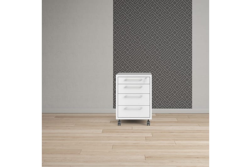 Astric Sängbord 48,2 cm - Vit - Möbler - Bord & matgrupper - Avlastningsbord - Sängbord & nattduksbord