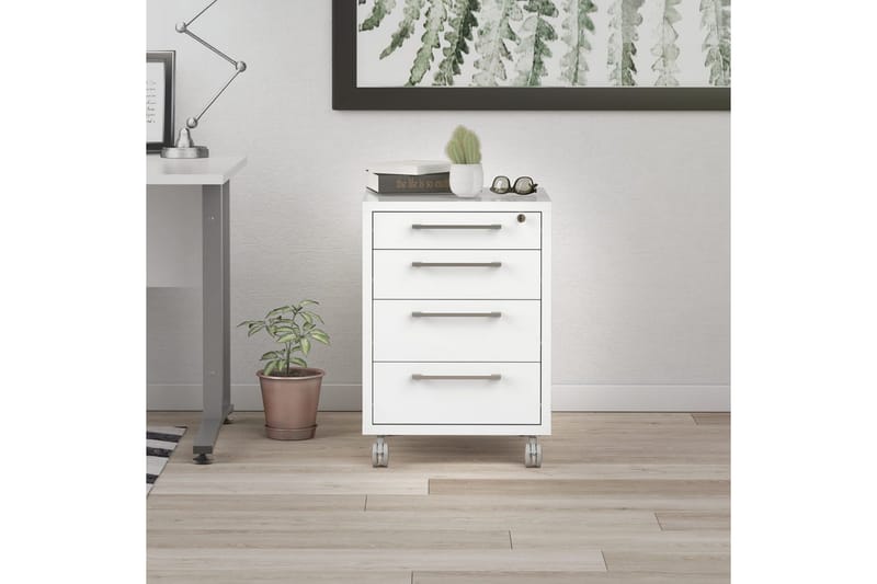 Astric Sängbord 48,2 cm - Vit - Möbler - Bord & matgrupper - Avlastningsbord - Sängbord & nattduksbord