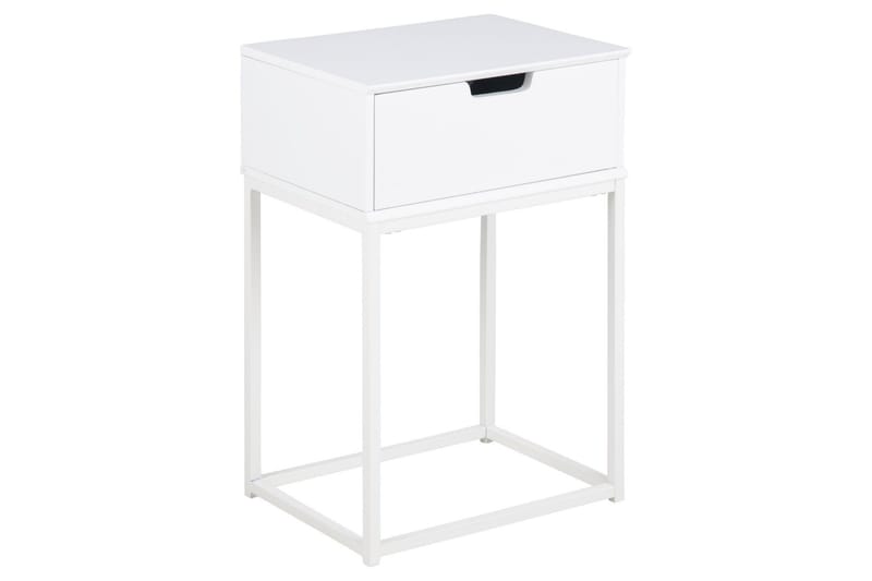 Azelia Sängbord 30 cm, Vit