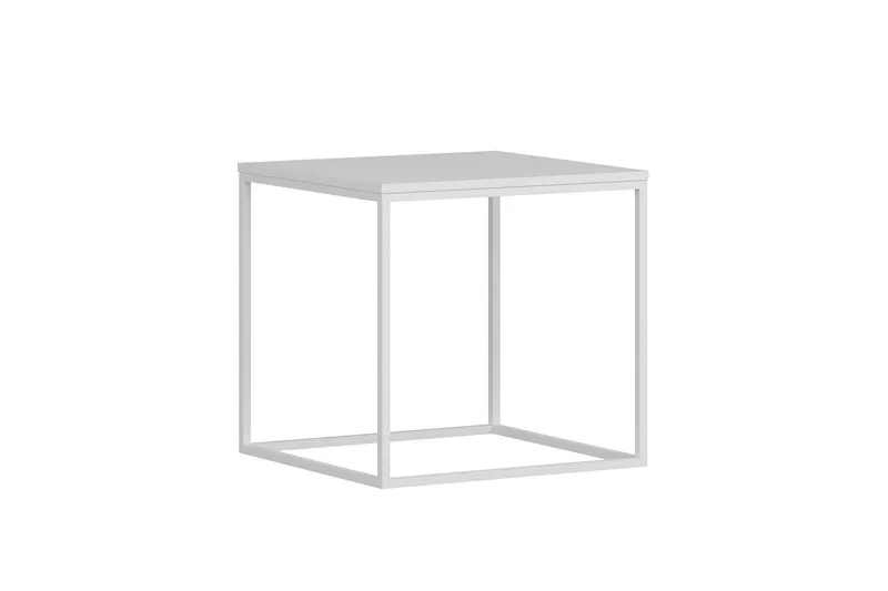 Basak Sidobord 52 cm - Vit - Möbler - Bord & matgrupper - Avlastningsbord - Lampbord