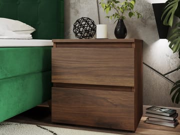 Basildon Sängbord 40 cm - brun - Möbler - Bord & matgrupper - Avlastningsbord - Sängbord & nattduksbord