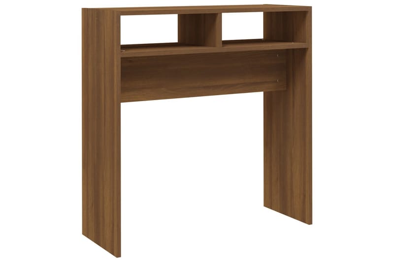 beBasic Avlastningsbord brun ek 78x30x80 cm konstruerat trä - Brown - Möbler - Bord & matgrupper - Avlastningsbord - Konsolbord & sidobord