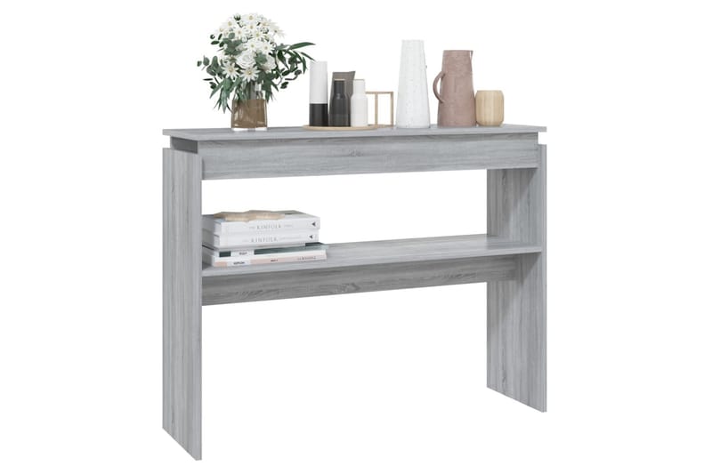 beBasic Avlastningsbord grå sonoma 102x30x80 cm konstruerat trä - Grey - Möbler - Bord & matgrupper - Avlastningsbord - Konsolbord & sidobord