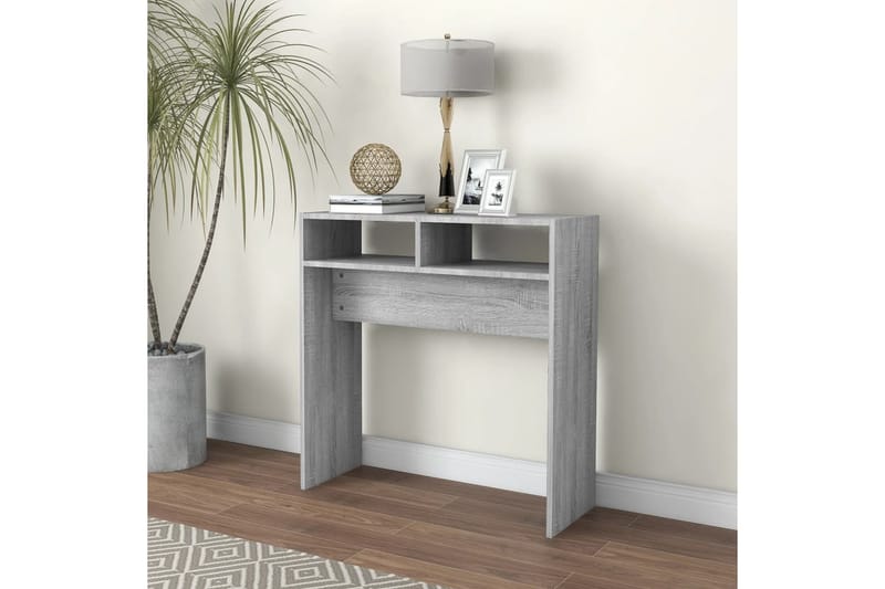 beBasic Avlastningsbord grå sonoma 78x30x80 cm konstruerat trä - Grey - Möbler - Bord & matgrupper - Avlastningsbord - Konsolbord & sidobord