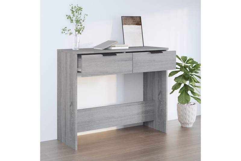 beBasic Avlastningsbord grå sonoma 90x36x75 cm konstruerat trä - Grey - Möbler - Bord & matgrupper - Avlastningsbord - Konsolbord & sidobord