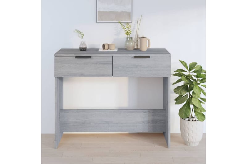beBasic Avlastningsbord grå sonoma 90x36x75 cm konstruerat trä - Grey - Möbler - Bord & matgrupper - Avlastningsbord - Konsolbord & sidobord