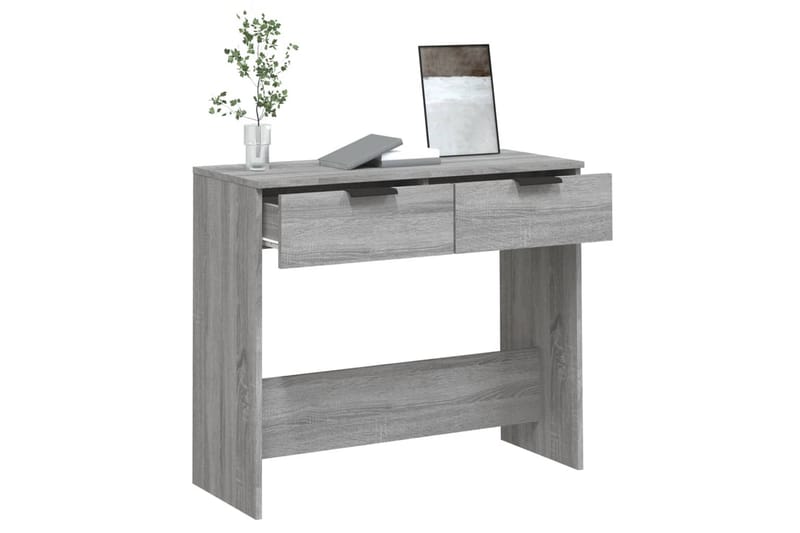 beBasic Avlastningsbord grå sonoma 90x36x75 cm konstruerat trä - Grey - Möbler - Bord & matgrupper - Avlastningsbord - Konsolbord & sidobord