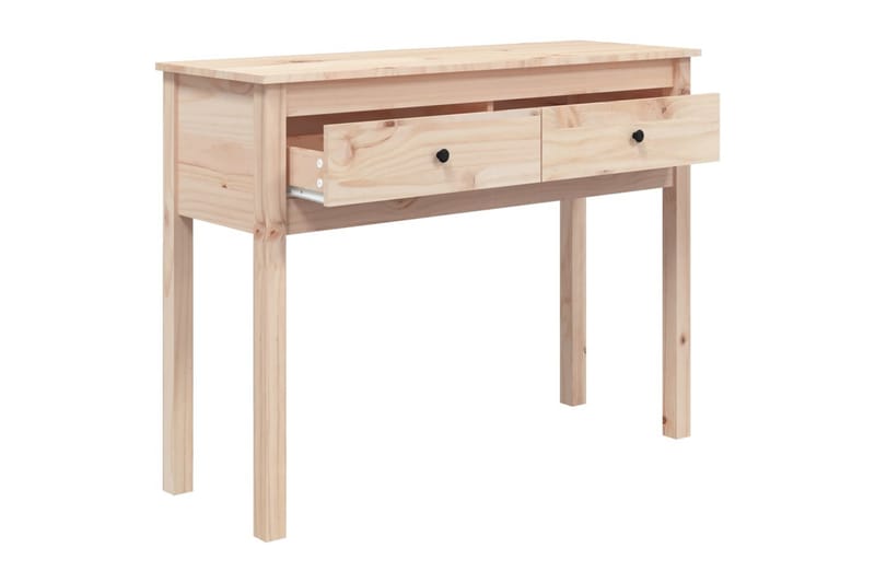 beBasic Konsolbord 100x35x75 cm massiv furu - Brown - Möbler - Bord & matgrupper - Avlastningsbord - Konsolbord & sidobord
