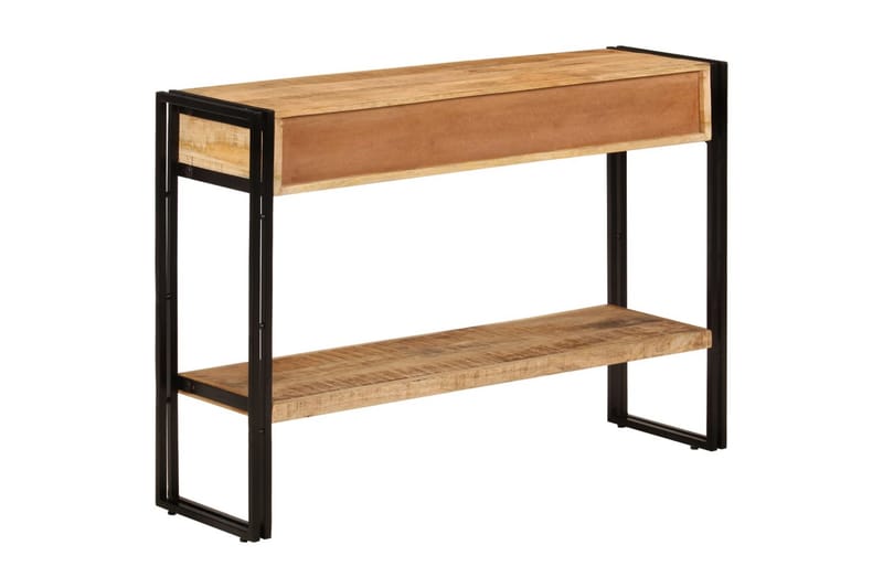 beBasic Konsolbord 110x30x76 cm massivt mangoträ - Black - Möbler - Bord & matgrupper - Avlastningsbord - Hallbord