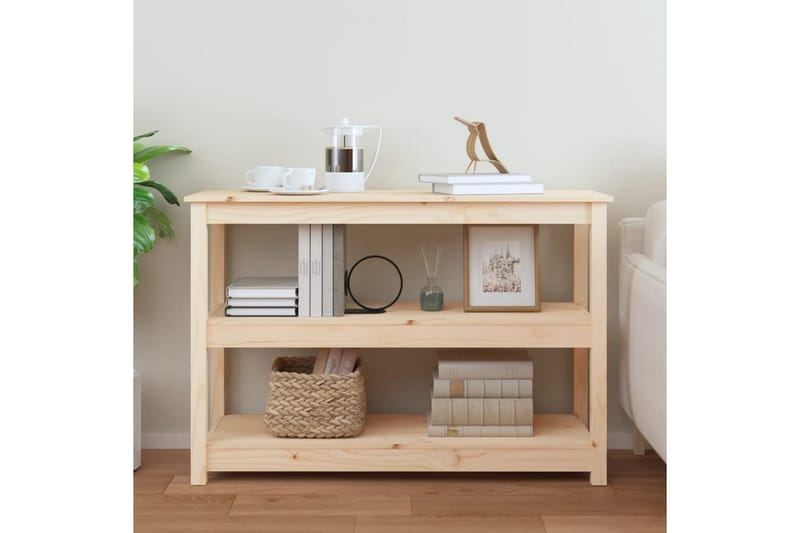 beBasic Konsolbord 110x40x74 cm massiv furu - Brown - Möbler - Bord & matgrupper - Avlastningsbord - Konsolbord & sidobord