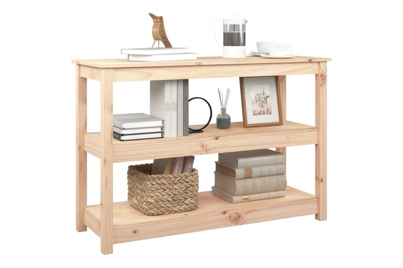 beBasic Konsolbord 110x40x74 cm massiv furu - Brown - Möbler - Bord & matgrupper - Avlastningsbord - Konsolbord & sidobord