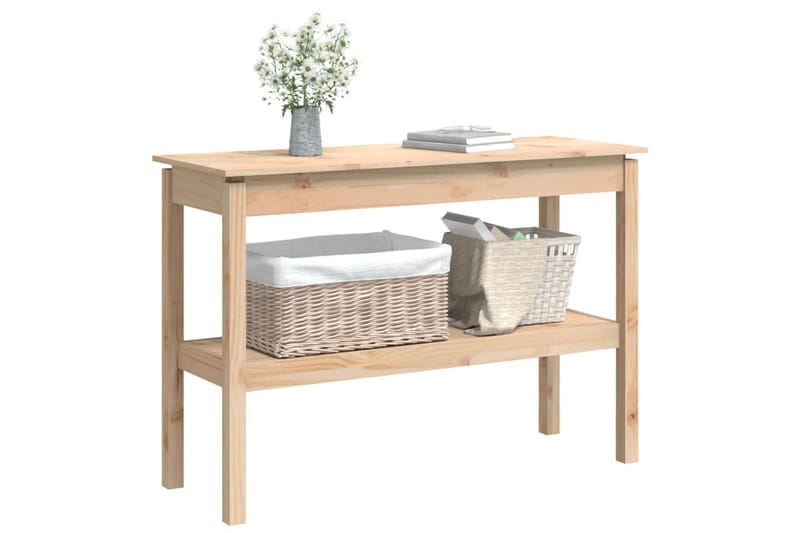 beBasic Konsolbord 110x40x75 cm massiv furu - Brown - Möbler - Bord & matgrupper - Avlastningsbord - Konsolbord & sidobord