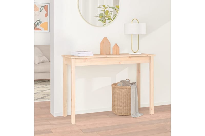 beBasic Konsolbord 110x40x75 cm massiv furu - Brown - Möbler - Bord & matgrupper - Avlastningsbord - Konsolbord & sidobord