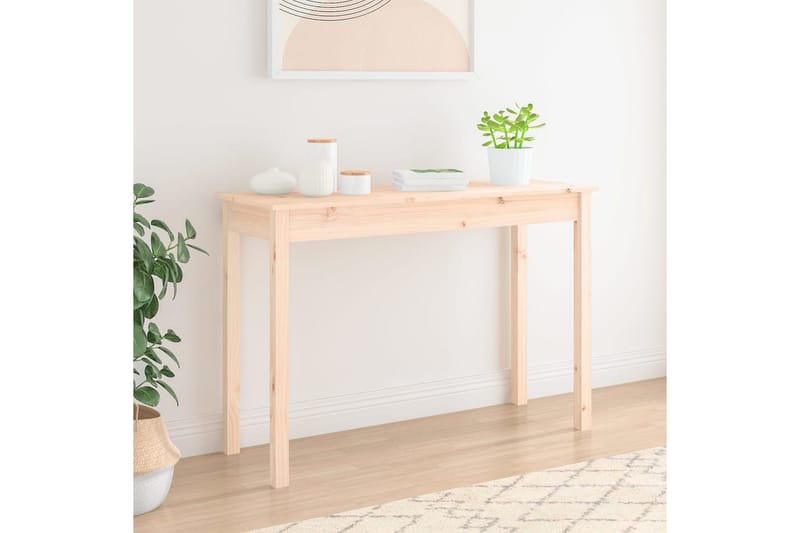 beBasic Konsolbord 110x40x75 cm massiv furu - Brown - Möbler - Bord & matgrupper - Avlastningsbord - Konsolbord & sidobord