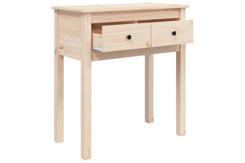 beBasic Konsolbord 70x35x75 cm massiv furu - Brown - Möbler - Bord & matgrupper - Avlastningsbord - Konsolbord & sidobord