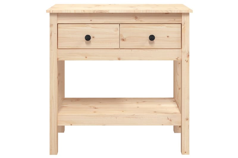 beBasic Konsolbord 75x35x75 cm massiv furu - Brown - Möbler - Bord & matgrupper - Avlastningsbord - Konsolbord & sidobord