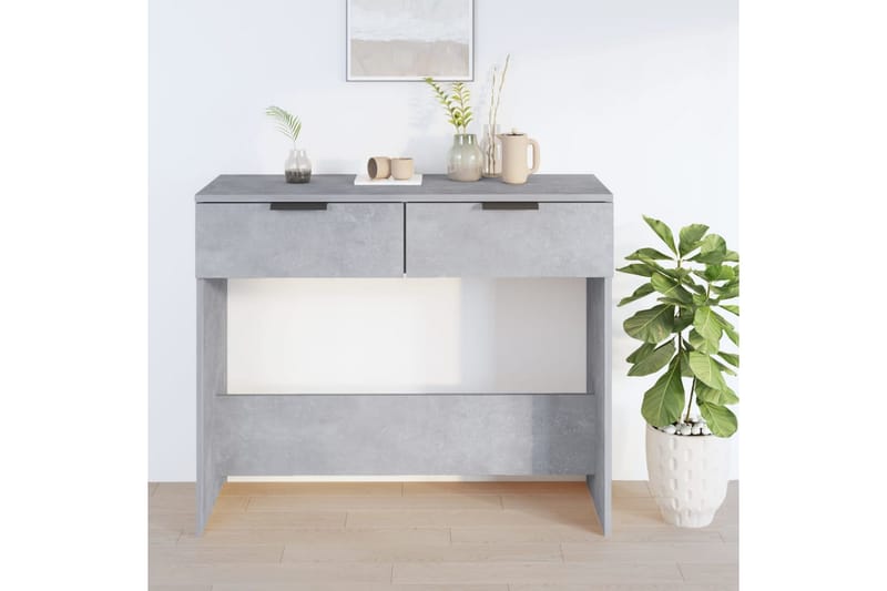 beBasic Konsolbord betonggrå 90x36x75 cm konstruerat trä - Grey - Möbler - Bord & matgrupper - Avlastningsbord - Konsolbord & sidobord