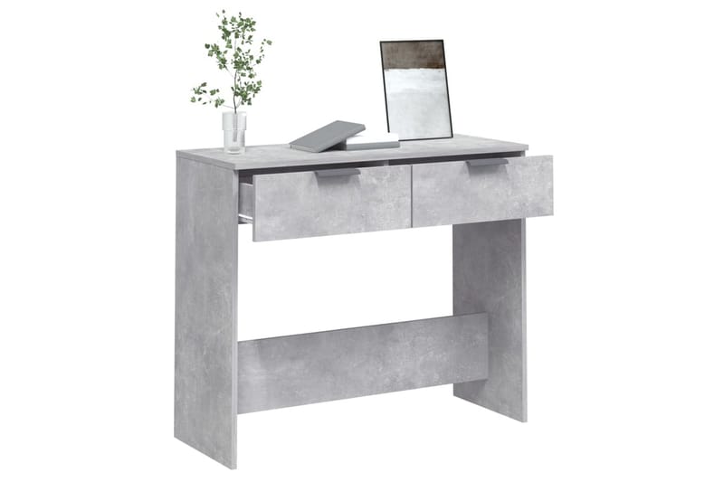 beBasic Konsolbord betonggrå 90x36x75 cm konstruerat trä - Grey - Möbler - Bord & matgrupper - Avlastningsbord - Konsolbord & sidobord
